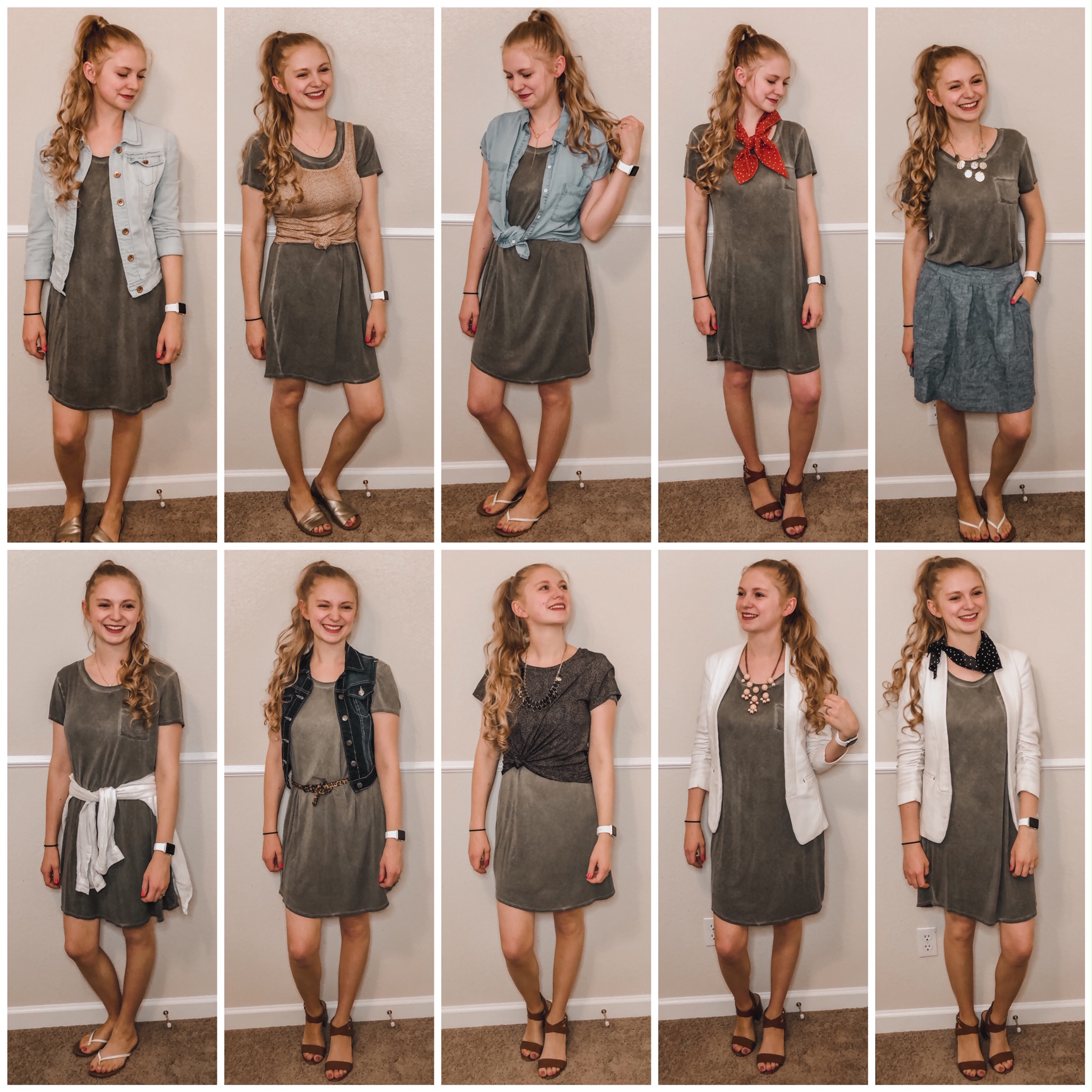 11 Fun Different Ways to Style a T-shirt Dress